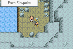 César herido junto a la entrada del Pozo Slowpoke